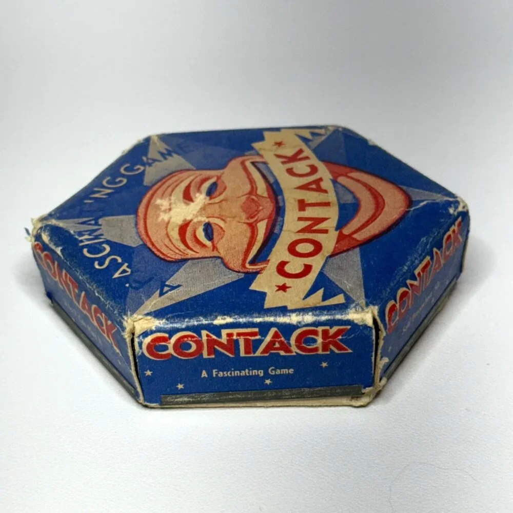 1939 Contack Game Original Dominos Family Board Game